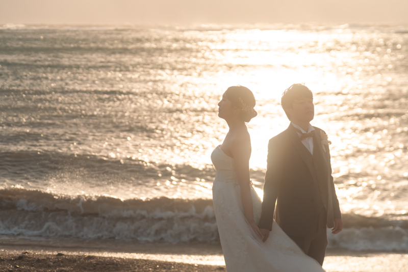 そして、サンセットの光と