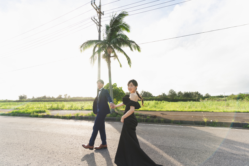 カラードレスチェンジでいよいよサンセット時間へ・