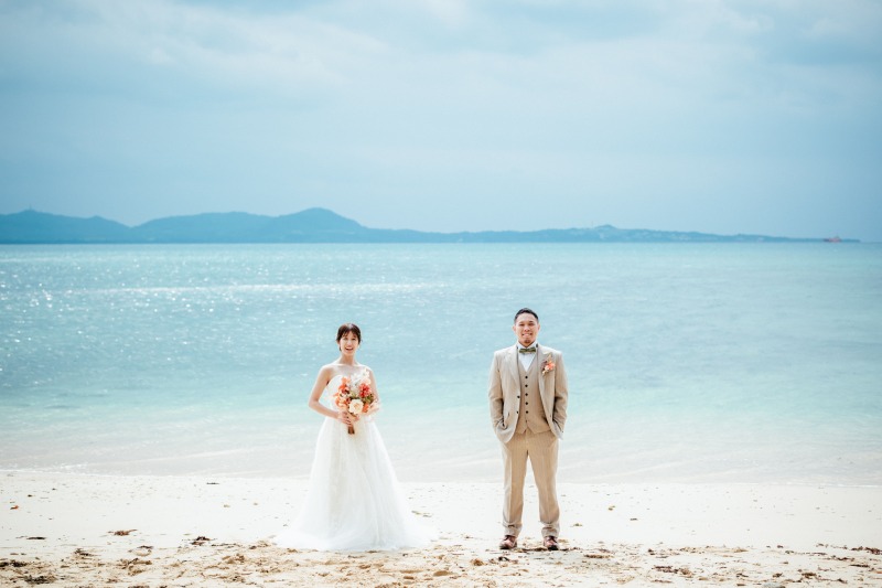 キラキラbeachをバックに♡