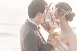 お二人でのゆったりサンセットフォト