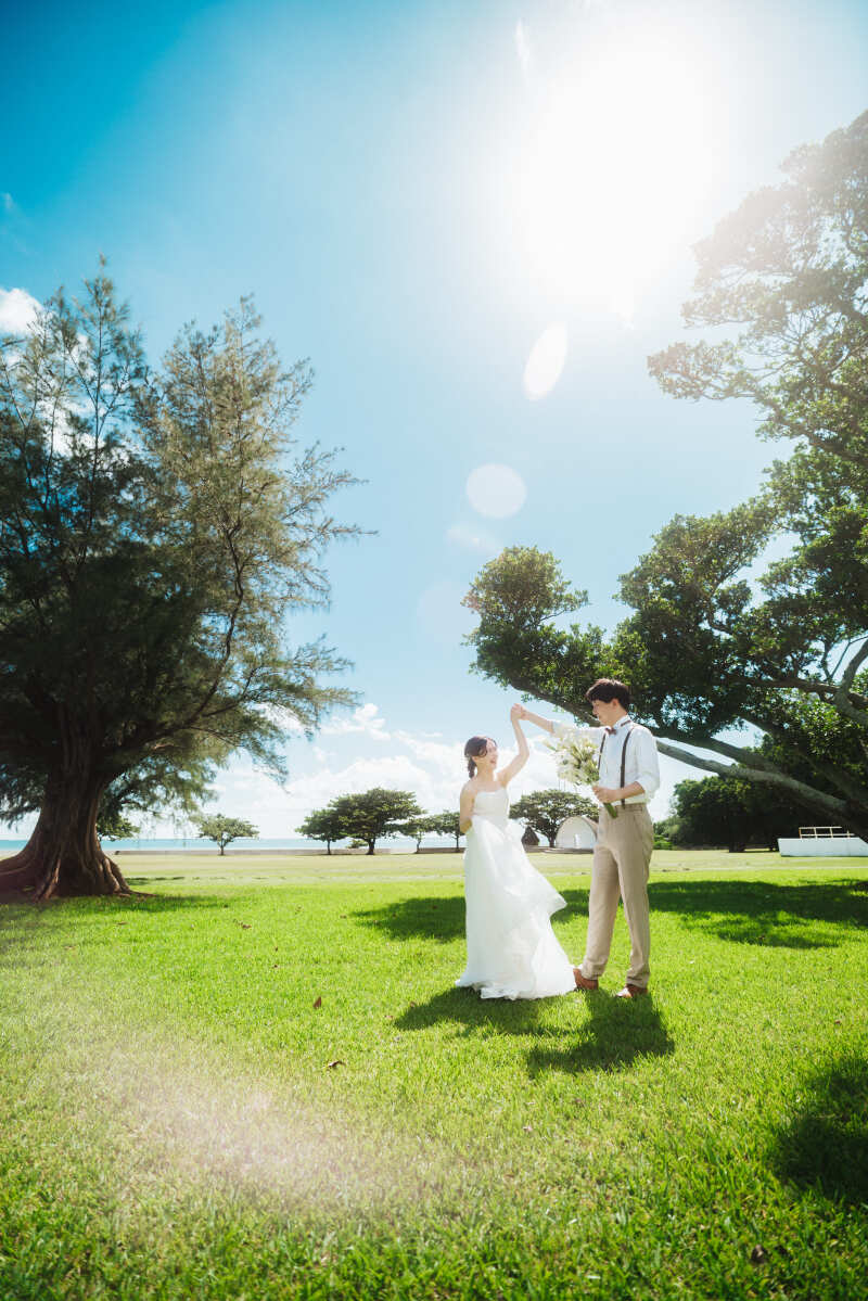 lilly wedding_ガーデンで撮影できる