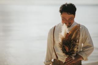 lilly wedding_ビーチフォト☆