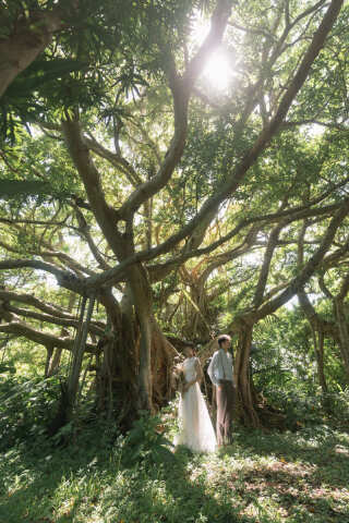 lilly wedding_ビーチ&グリーン