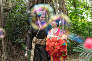 lilly wedding_琉装&古民家フォト