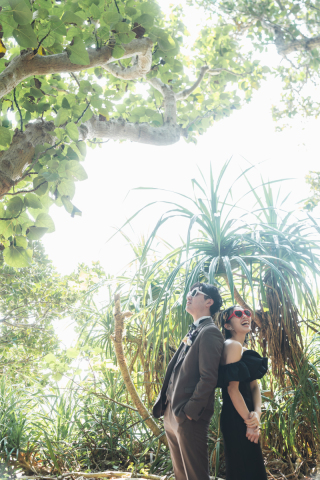 lilly wedding_ビーチ&グリーン