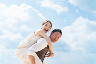lilly wedding_ビーチフォト☆