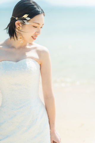 lilly wedding_ビーチ&グリーン