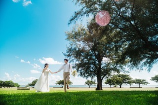 lilly wedding_ビーチ&グリーン