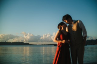 lilly wedding_ビーチ&サンセットフォト