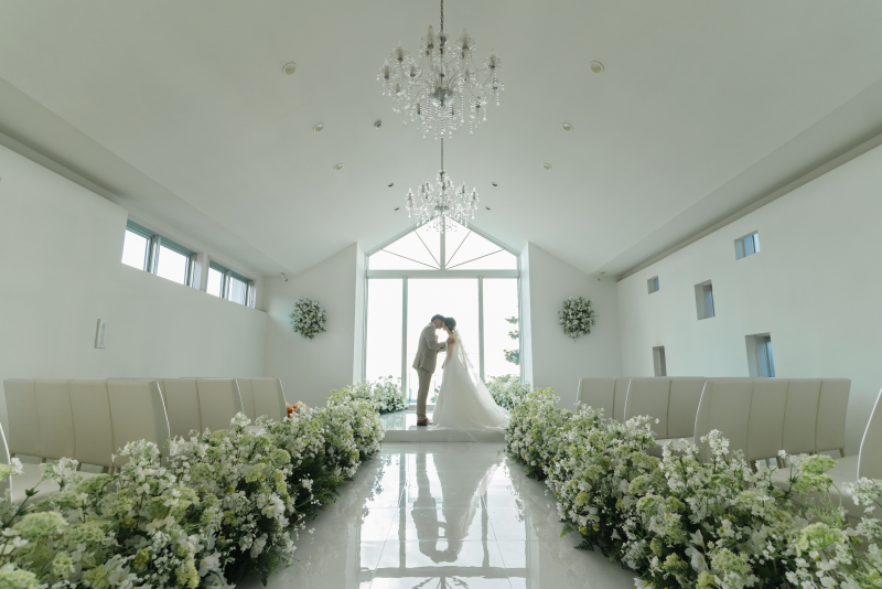 お二人だけのチャペルシーンを・・