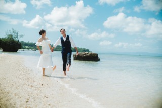 lilly wedding_ビーチフォト☆