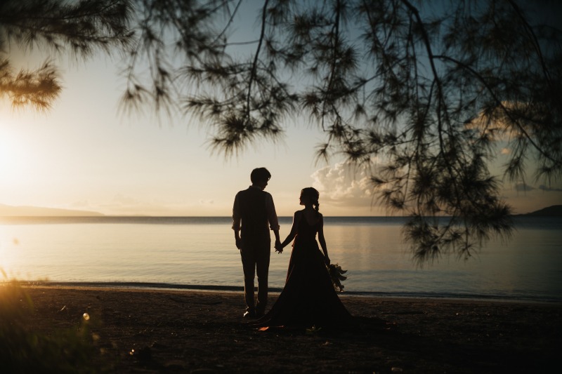 lilly wedding_海で撮影できる