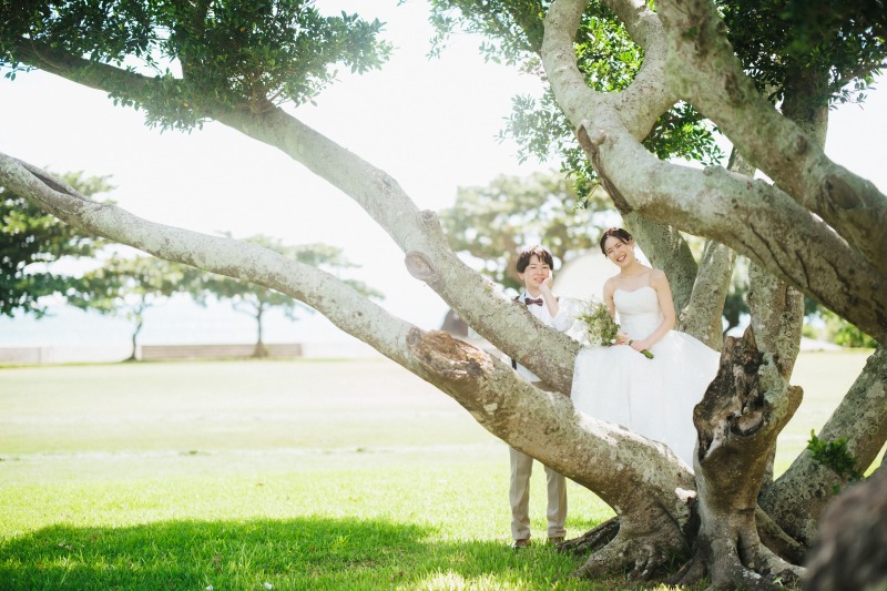 lilly wedding_ガーデンで撮影できる