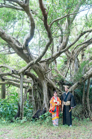 lilly wedding_琉装&古民家フォト