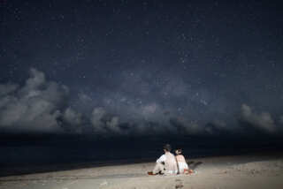 lilly wedding_night＆星空Photo