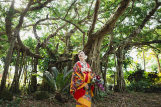 lilly wedding_琉装&古民家フォト