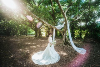 lilly wedding_ビーチ&グリーン