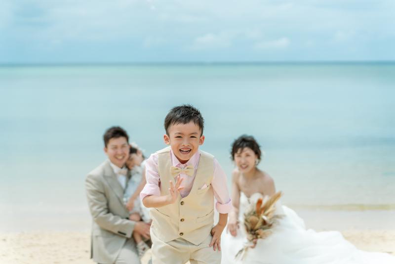 ビーチで☆ご家族ショット！