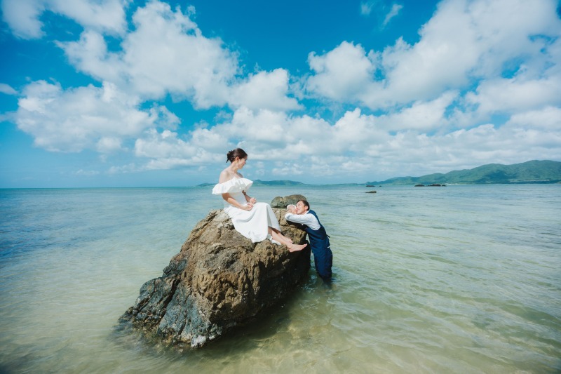 lilly wedding_海で撮影できる