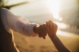 lilly wedding_ビーチ&サンセットフォト