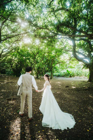 lilly wedding_ビーチ&グリーン