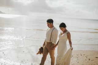 lilly wedding_ビーチフォト☆