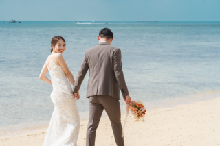 lilly wedding_ビーチフォト☆