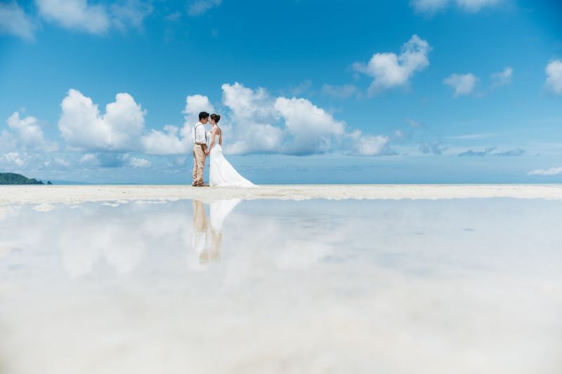 【12-2月撮影限定】サクッとショートに！ビーチフォトplan☆ドレス＆ヘアメイク＆50カット保障/全データお渡しコミ