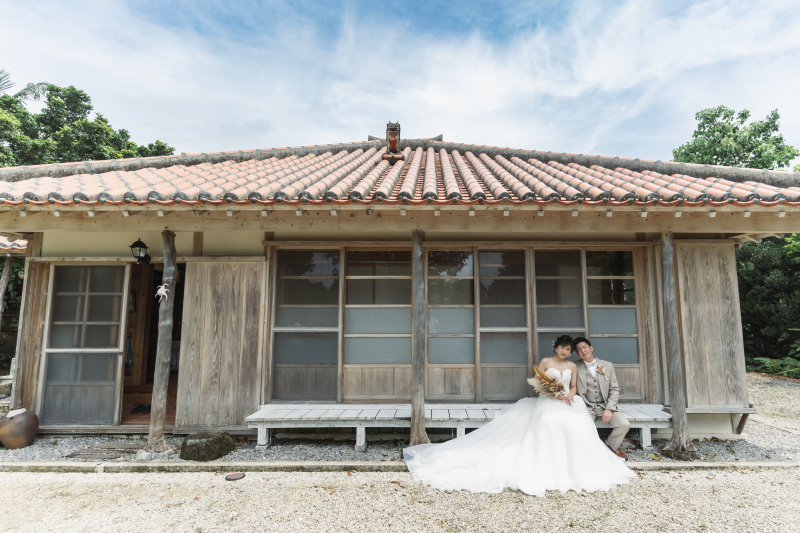 【2025年撮影限定☆宿泊2泊特典付き】古民家&ビーチフォト/衣裳フリーチョイス+ヘアメイク+100カット保障!