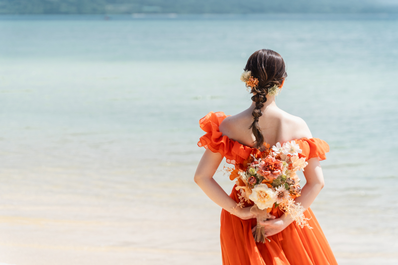 【平日撮影限定プラン】フォト&オープニングmovieプラン☆衣裳&ヘアメイク&100カット&ドローンmovieすべて込み☆