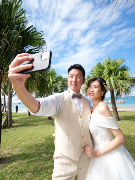 【沖縄本島エリア】2026早割★今月中申込限定/ビーチ＆グリーン撮影プラン｜100カット保障全データ納品｜衣装一式＆ヘアメイク込