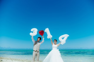 【今だけオープニングmovie&ドローン追加無料】ビーチPhoto80カット以上全データ納品＆衣裳＆ヘアメイク☆movie込み