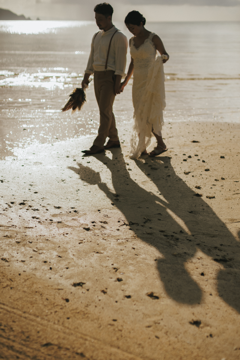 平日限定割引☆ビーチ&サンセットフォトプラン※衣裳フリーチョイス+ヘアメイク+100カット込み