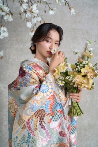  裂取り四季花文 - きれどりしきばなもん -