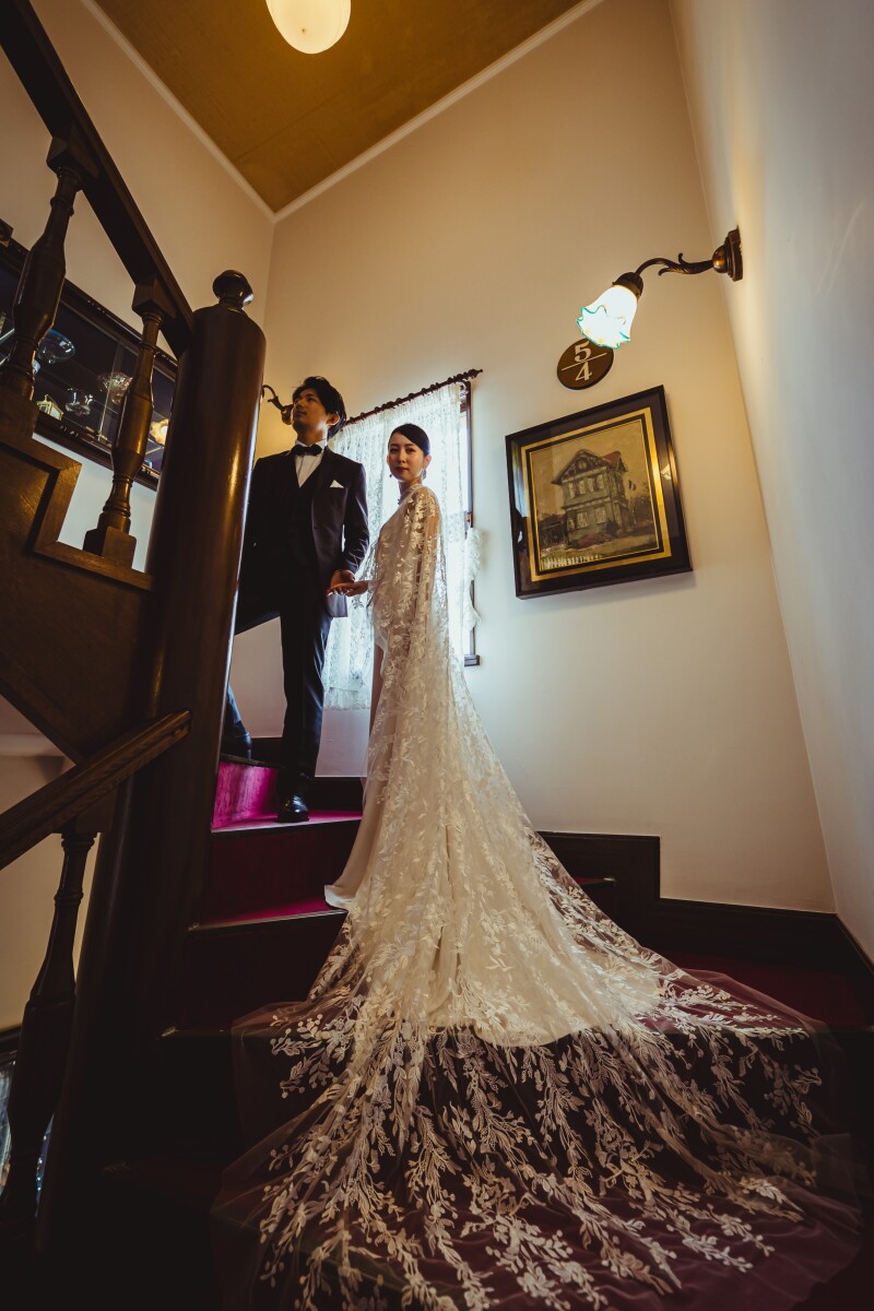 螺旋階段での撮影