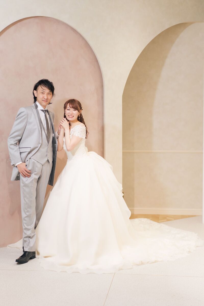 ウエディングドレスの色直し