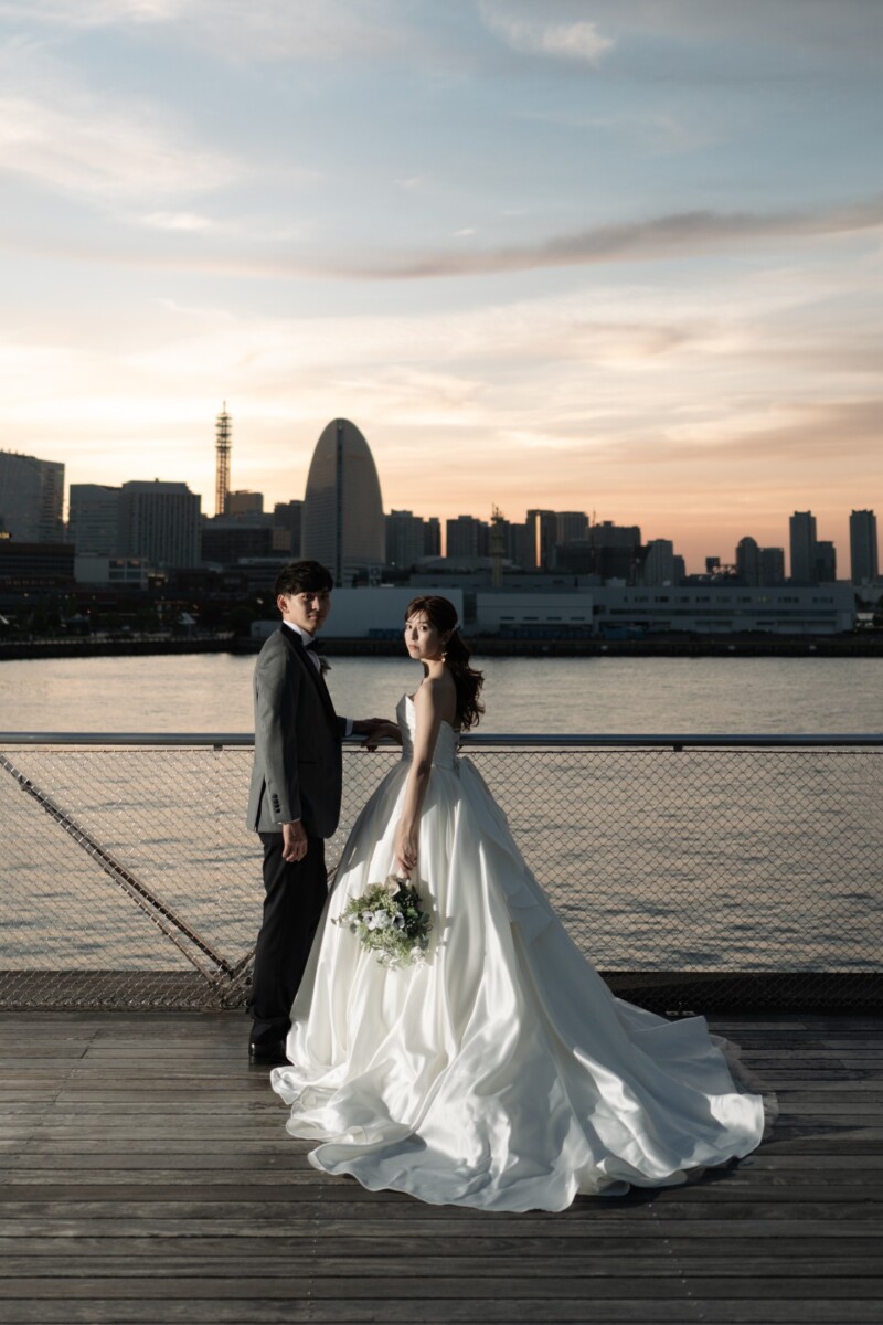 「大さん橋・馬車道」ロケーション2か所撮影プラン【ナイトフォト】