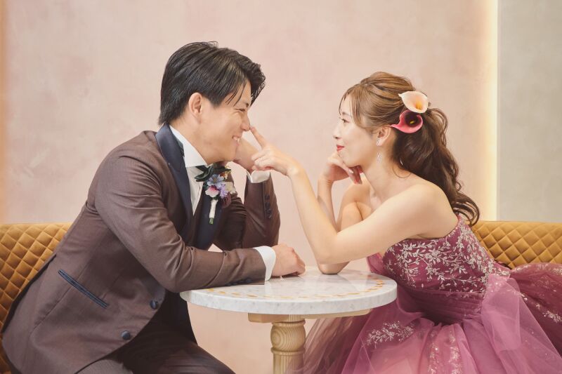 ドレス選び放題!ドレスショップ店内で撮るウエディングフォト