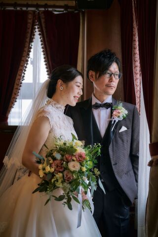 フレンチ料理を堪能しながら、メモリアルフォト♪