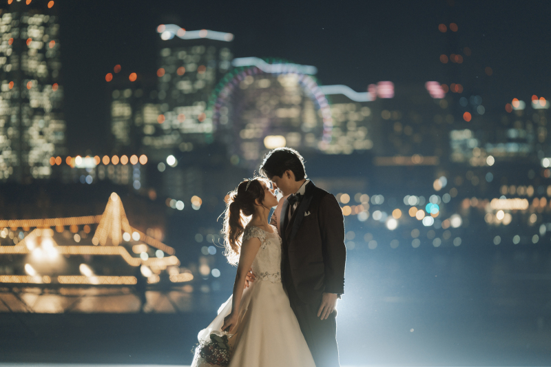 BRIDARIUM MUE横浜(ブライダリウム ミュー横浜)_夜景で撮影できる