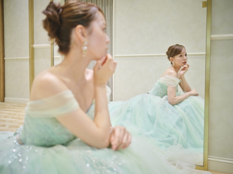 お洒落な店内での撮影