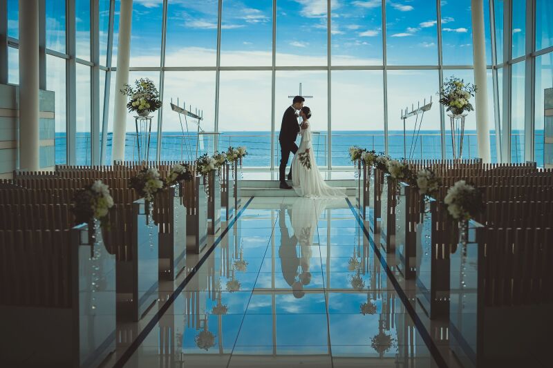 BRIDARIUM MUE横浜(ブライダリウム ミュー横浜)_チャペルで撮影できる