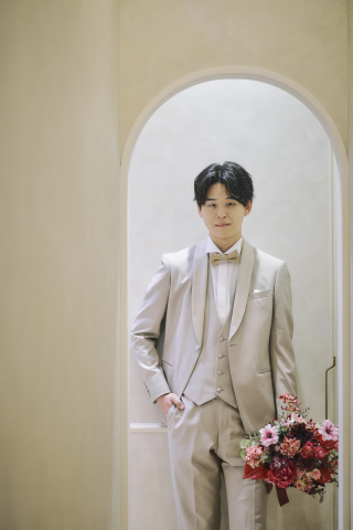 新郎 ヘアセット