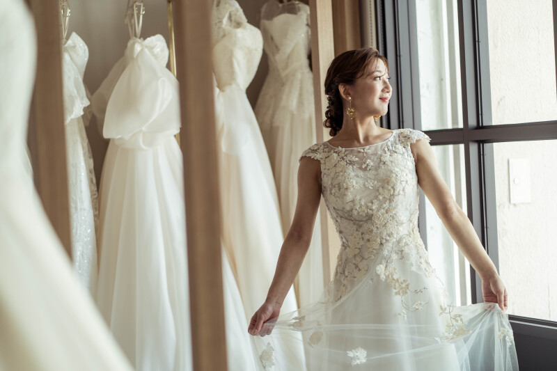 BRIDARIUM MUE横浜(ブライダリウム ミュー横浜)_衣装の試着ができる