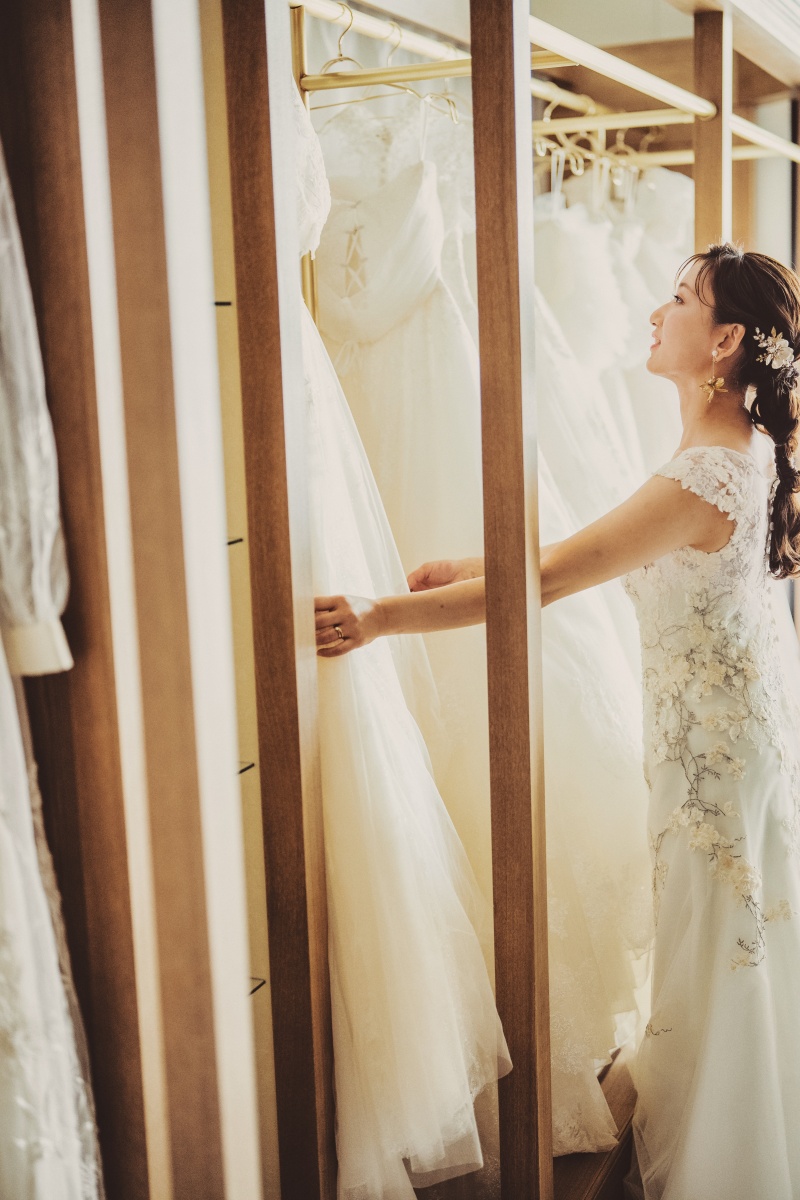 BRIDARIUM MUE横浜(ブライダリウム ミュー横浜)_衣装の試着ができる