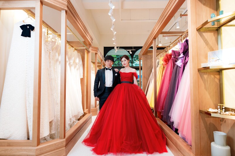 BRIDARIUM MUE横浜(ブライダリウム ミュー横浜)_衣装の試着ができる