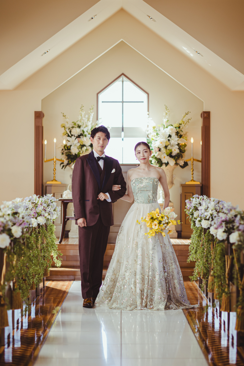 BRIDARIUM MUE横浜(ブライダリウム ミュー横浜)_チャペルで撮影できる