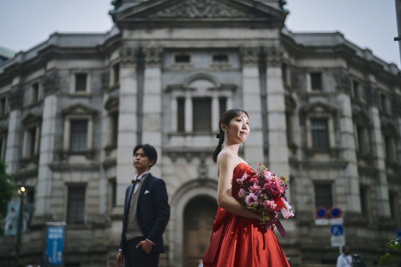 歴史的建造物が立ち並ぶ街並み「馬車道」ロケーション撮影プラン