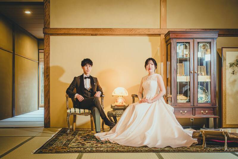 料亭「つきじ治作」洋装1着|日本建築・庭園|平日限定|横浜店での試着プラン