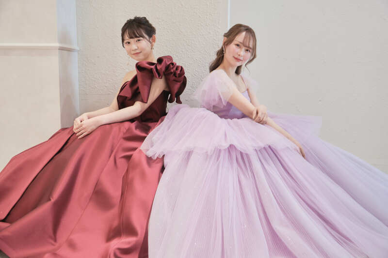 【ご友人フォト】フォトジェニックな空間で撮影するドレスショップ店内フォト